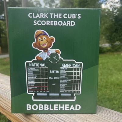 Clark Cubs Scoreboard Bobblehead CHICAGO Cubs 4/26/25 SGA SHIPS FAST MINT! - Image 1 of 4