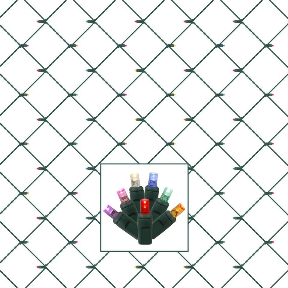 Red Gran Angular LED Multi/GW Vickerman 120Lt 4'x6' - X4G4610 Foto 1 de 1