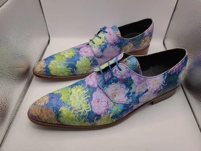 NEW Mascolori Monet Multi-Color Pointy Men's Loafer - Size EU 48 US 14 - Image 1 of 4