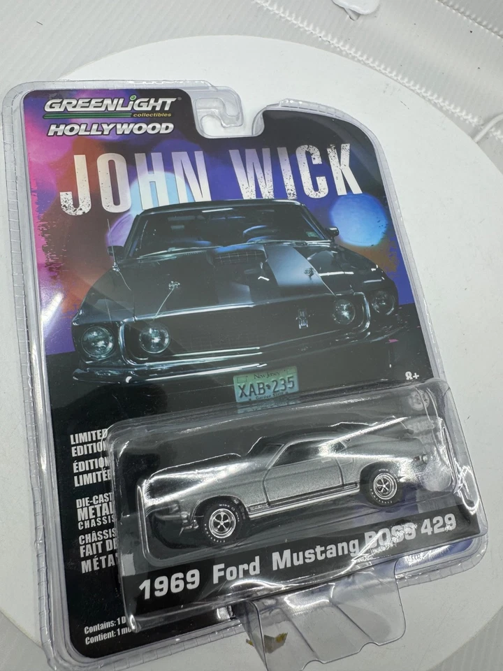 Greenlight 1969 Ford Mustang BOSS 429 form John Wick Movie (44780E)