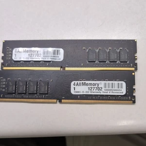 4ALLMemory (Samsung) 32GB 2x 16GB PC4-21300 Desktop DDR4 2666 MHz DIMM 288-Pin - Picture 1 of 3