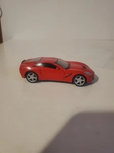 MAISTO 2014 CORVETTE STINGRAY 1/41 SCALE RED NEW PULL BACK - Picture 1 of 10