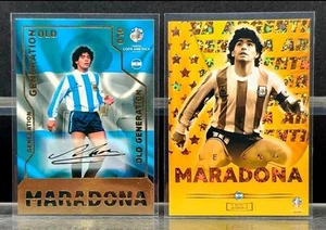 Diego Maradona Copa America USA 2024 Karten Folie Gold gedruckt Signatur Legende. - Bild 1 von 2