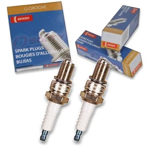 2 pc Denso Standard U-Groove Spark Plug for Arctic Cat Z 440 Sno Pro zq - Picture 1 of 5