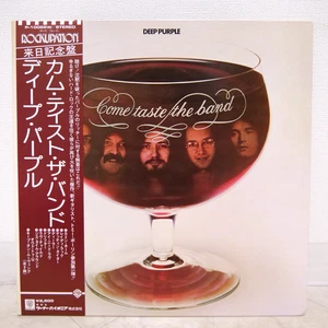 DEEP PURPLE / COME TASTE THE BAND JAPAN ISSUE LP W/OBI, INSERT - Picture 1 of 9