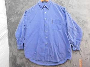 VINTAGE Abercrombie & Fitch Shirt Mens Large Blue The Big Shirt Button Down 90s - Picture 1 of 13