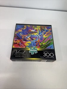 Rompecabezas completo Rainforest Frog Vivid Collection 300 piezas 21x15 color salpicaduras - Imagen 1 de 6