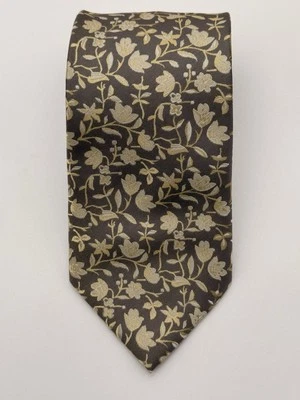 Corbata tejida floral topo y topo Valerio Garati Foto 1 de 4