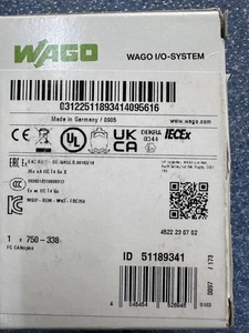750-338 WAGO 750338 Buscoupler DeviceNet Module Adapter PLC en caja 750338 - Imagen 1 de 8
