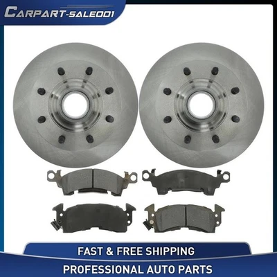 12.52" Front Disc Brake Rotors Ceramic PadsKit for 1971 GMC P25/P2500 Van 7.4L - Image 1 of 4