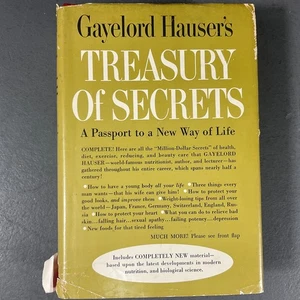 Gayelord Hauser's Treasury of Secrets Buch Club Edition Vintage Hardcover 1963 - Bild 1 von 16