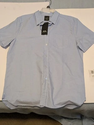 Men's Oakley Light Blue Oxford Button Down Shirt - Small - Image 1 of 2