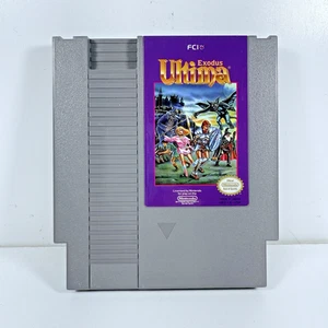 Ultima: Exodus -- NES Nintendo Original Classic Authentic Game CLEAN TESTED - Picture 1 of 10