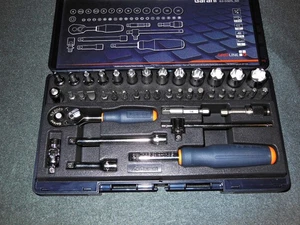 Steckschlüssel-Sortiment 1/4 Zoll-Vierkant 41-teilig, Typ: SD - Bild 1 von 4