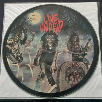 SLAYER LP Rare OG Grey Rim!!! reign in blood hell awaits show no mercy cassette  - Image 1 of 4