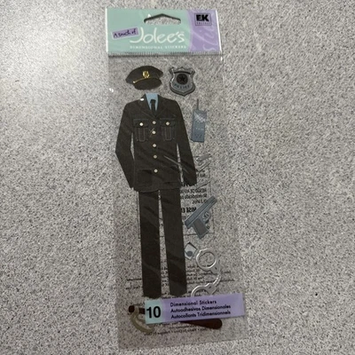Pegatinas dimensionales A Touch of Jolee’s EK “POLICÍA” NIP (10 piezas) Foto 1 de 2