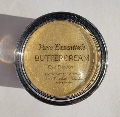 PURE ESSENTIALS BARE EYE SHADOW  MINERALS - BUTTERCREAM YELLOW - 10G Sifter Jar - Image 1 of 3