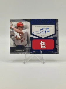 2025 Topps Tier One Scott Rolen Top Shelf Auto Blue Foil /49 #TSS-SR Cardinals - Bild 1 von 2