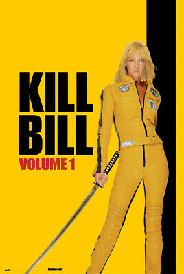 Kill Bill Vol. 1 - Movie Poster (Regular Style - Uma Thurman / Katana) (24 X 36) • 11.99$