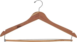 Cedarfresh 26340 Red Cedar Wood Clothes Hangers | Locking Trouser Bar and Swivel - Picture 1 of 12
