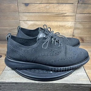 Cole Haan Men's Size 11 M 2.ZERØGRAND Black Stitchlite Oxford Sleet Style Shoes - Picture 1 of 10