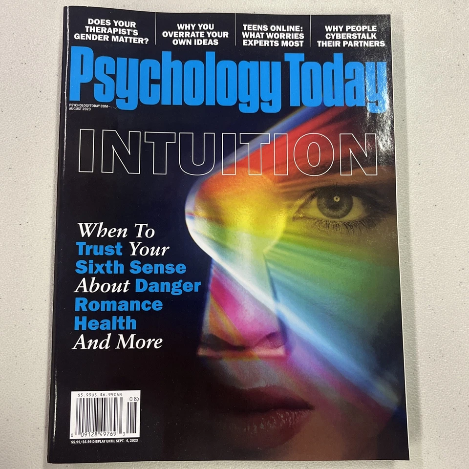 PSYCHOLOGY TODAY MAGAZINE AUGUST 2023 INTUITION Foto 1 de 1