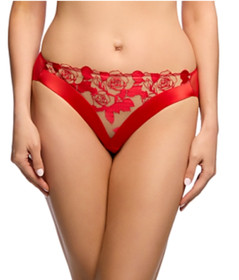 Dita Von Teese Rosabelle Bikini Bottoms Red Size M   5446