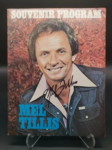 Hee Haw MEL TILLIS HAND SIGNED Concert Souvenir Program and Ticket 70’s - Picture 1 of 4