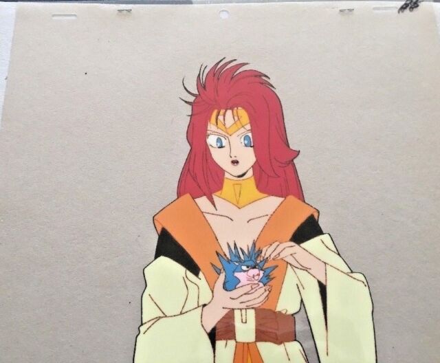 Densetsu No Yuusha Da Garn anime cel A1 w/ Genga ~ Ray Rohr Artifacts