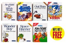 A4 RETRO SEGA MASTER SYSTEM GAME POSTERS COLLECTION Print Fan Art
