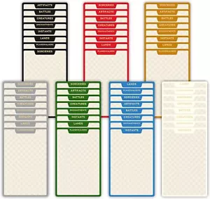 MTG Card Dividers for Storage Boxes, MTG Deck Box Dividers, Trading Card Divider - Picture 1 of 3