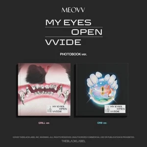 MEOVV MY EYES OPEN VVIDE 1st EP Album PHOTO BOOK Ver/CD+Book+10 Card+Poster+etc - Picture 1 of 10