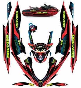 Sea-Doo RXT-X 300 - 230 / GTX / WakePro 230 Graphics Kit Decal laminate Motomark - Bild 1 von 4