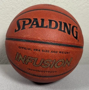 Early 2000s Spalding Infusion Pump NBA David J. Stern Leather Basketball (29.5") - Picture 1 of 8