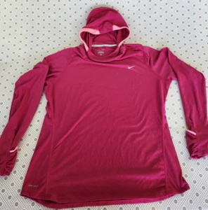 Nike Sudadera con Capucha Mujer XL Rosa Dri-fit Ligera Sudadera/Camisa Control de Humedad - Imagen 1 de 14