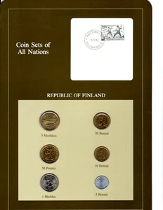 MÜNZSETS ALLER NATIONEN REPUBLIK FINNLAND UnCirc SONDERANGEBOT Beschreibungen lesen - Bild 1 von 2