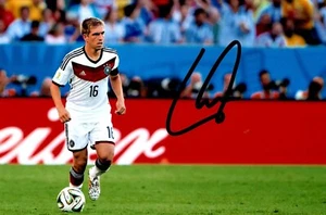 Philipp Lahm Footballer Germany Signed 7.5 x 5 Photograph *With COA* - Picture 1 of 2