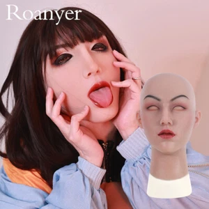 Roanyer secondhand Crossdresser MAY Mask Silicone fake face for Transvestite - Picture 1 of 15