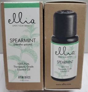 2pk Ellia Essential Oil LOT Spearmint Aromatherapy Therapeutic Grade Homedics - Picture 1 of 3