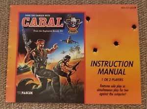 Cabal - Nintendo NES - Instruction Manual Only - Picture 1 of 7
