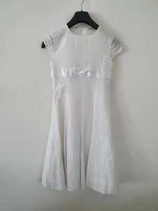 Festliches Kommunionkleid mit Petticoat, weiß, Größe 146, Bian Corella - Bild 1 von 9
