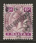 Malta 1922 6D Dull & Bright Purple Fine Used Sg#119