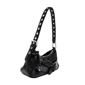 Womens Shoulder Bag Lightweight Lady Dumpling Bag PU Leather Satchel Elegant - Picture 1 of 12
