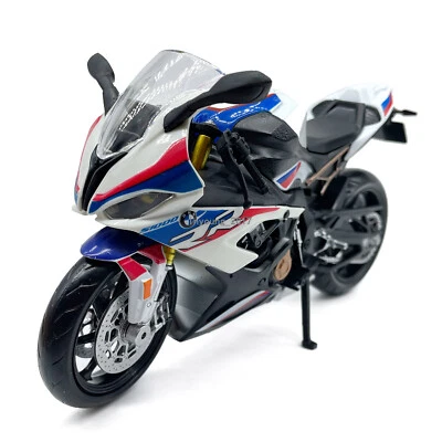 1/12 BMW S1000RR Motorcycle Model Diecast Toy Vehicle Toys for Kids Gifts White - Image 1 of 4