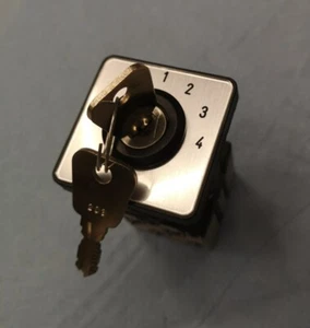 Schlüsselschalter Nockenschalter Sontheimer Typ ST41/8E/Z31 07T ; 4 Stellungen - Bild 1 von 2