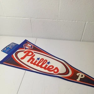 Philadelphia Phillies Baseball MLB 12x30 Team Pennant Room Decor Flag 2001 - Picture 1 of 11