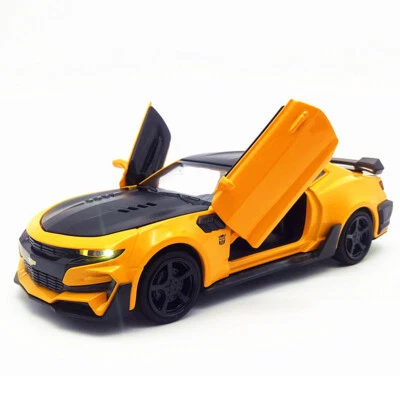 Coche de juguete modelo diecast de aleación 1:32 sonido y luz niños juguete regalo para Chevrolet Camaro Foto 1 de 4