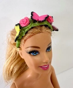 BARBIE Doll MARIPOSA Magic Wings Butterfly Flower HEADBAND Accessory - Picture 1 of 12