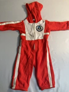 Lake placid red hooded vintage jumpsuit toddler - Picture 1 of 5