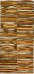 Vintage Turkish Kilim 5'5" X 12'1" E22348 - Picture 1 of 2